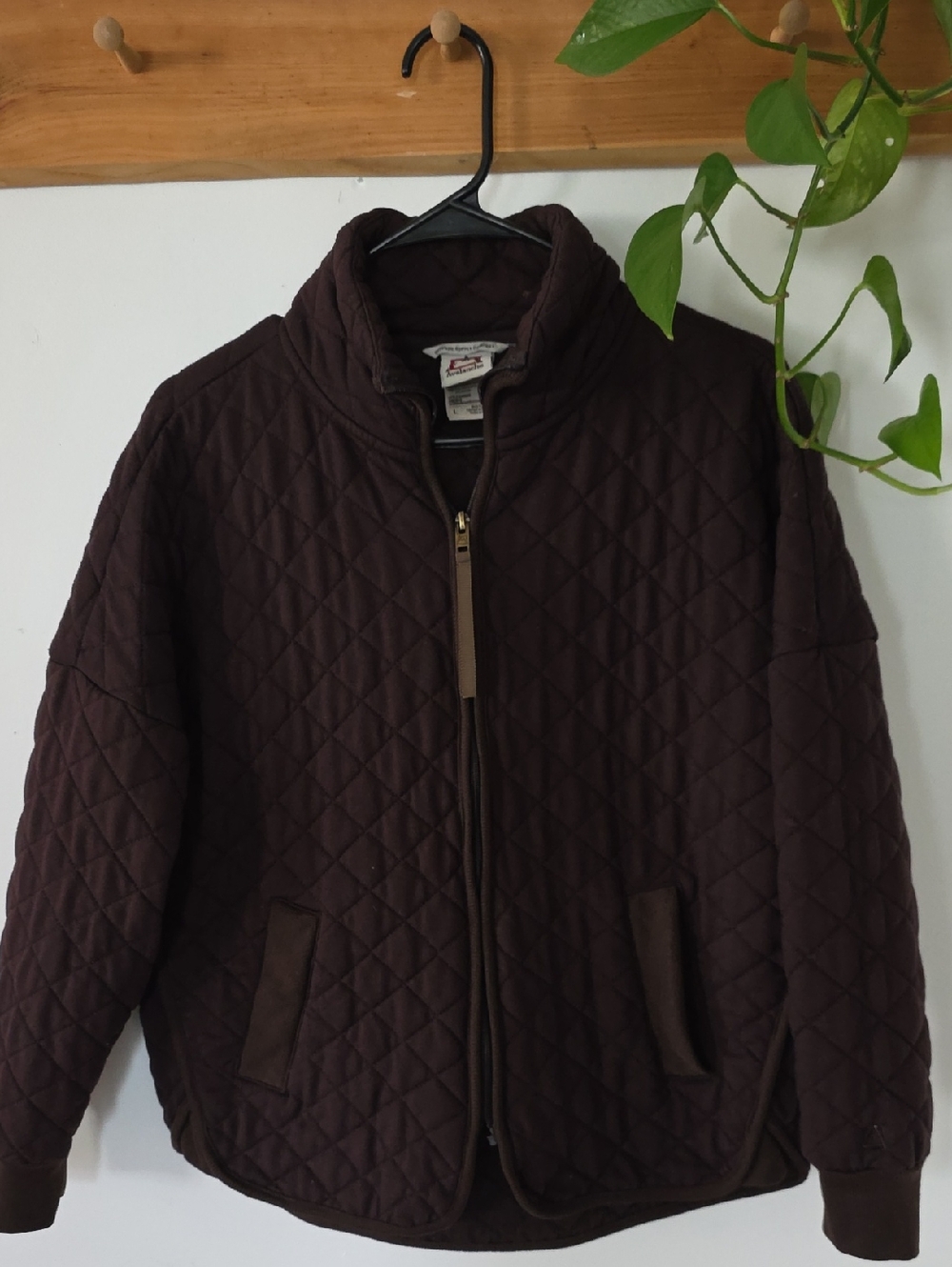 Avalanche Brown and Red Logo Outdoor Supply Jacket